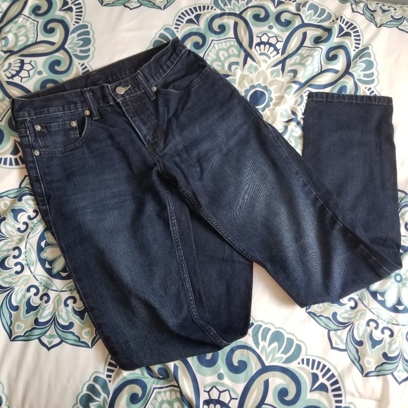 LEVI'S Mens Dark Wash 511 Denim Jeans 30/32 - Picture 2 of 4